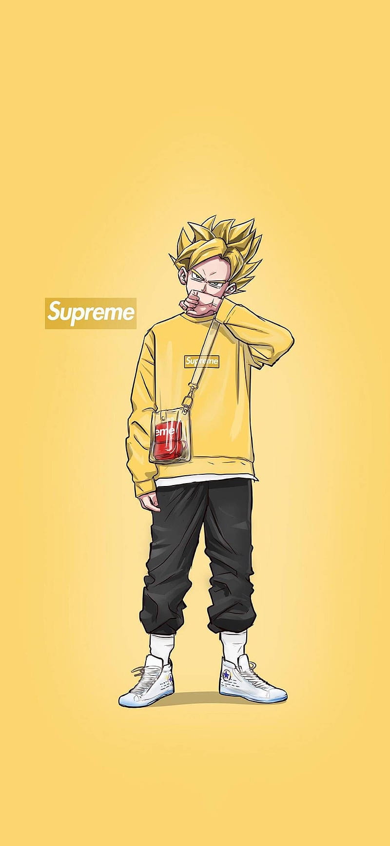 Goku Supreme, anime, hip hop, rap, HD phone wallpaper