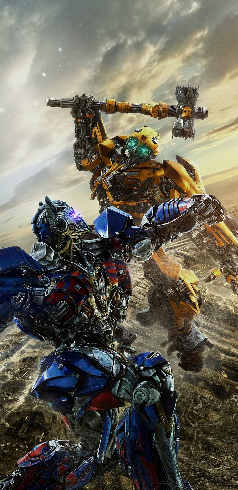 Transformers, Movie, Optimus Prime, Bumblebee (Transformers), Transformers: The Last Knight, HD phone wallpaper