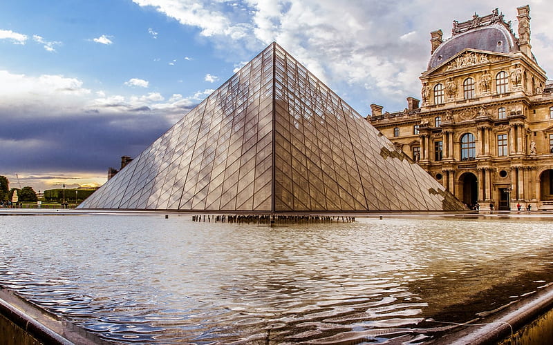 The Louvre Museum, the, art, Museum, Louvre, HD wallpaper
