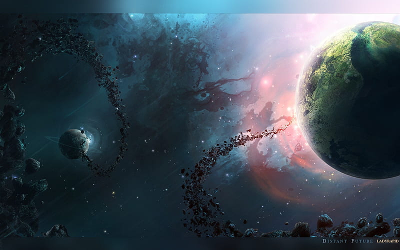 nebula-universe graphy, HD wallpaper