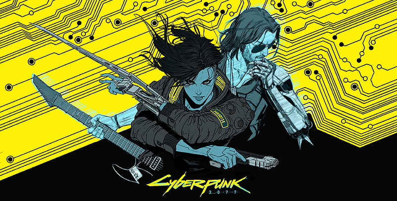 Cyberpunk 2077 Cool Art, HD wallpaper