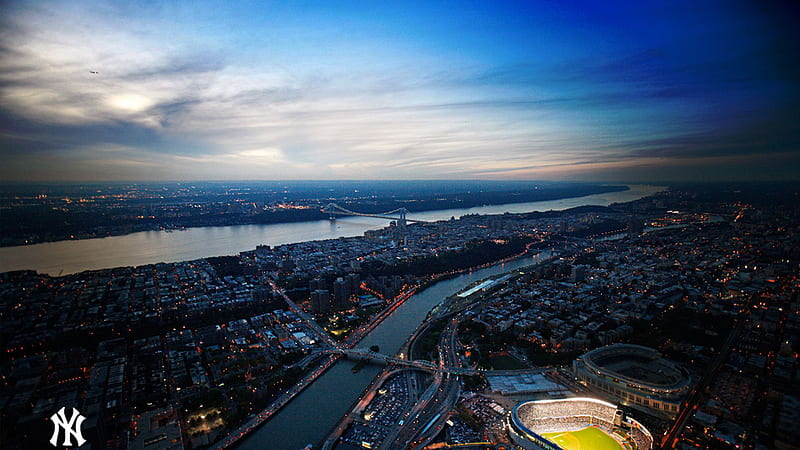 Aerial View Of Stadium Baseball Yankees, HD wallpaper