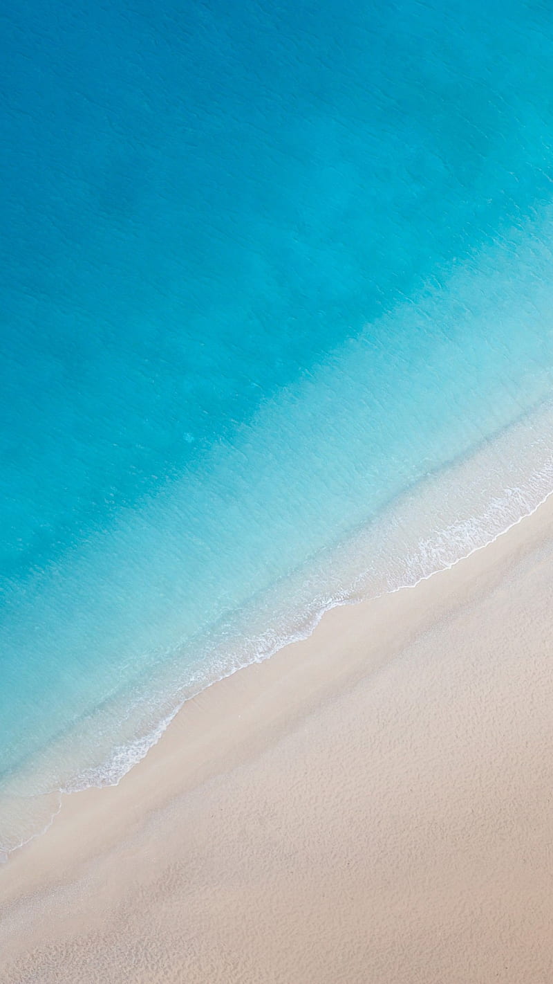 Beach Huawei, blue, landscape, HD phone wallpaper