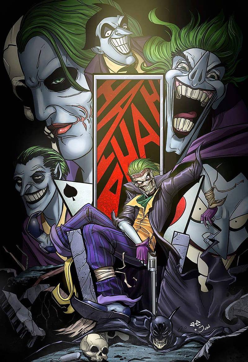Joker, art, batman, comics, dc, laugh, super, the batman, the joker, HD  phone wallpaper | Peakpx
