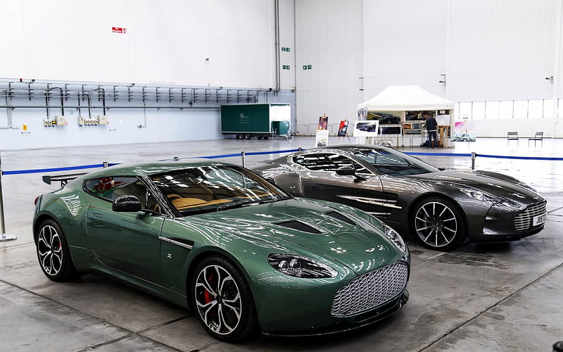 Aston Martin One-77, supercars, Aston Martin V12 Zagato, English sports cars, HD wallpaper