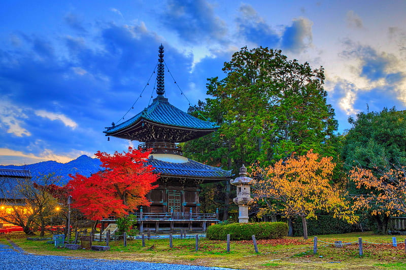 Temples, Temple, Fall, japan, Kyoto, HD wallpaper