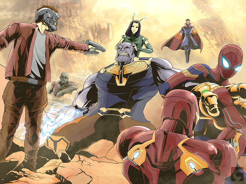 Avengers Infinity War Movie Illustration, avengers-infinity-war, artist,  artwork, HD wallpaper | Peakpx