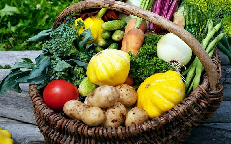 Fresh From The Garden, Potato, Garden, Food, Fresh, Vegetables, HD wallpaper