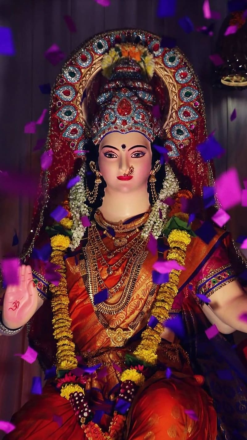 Durga Devi , Devi Maa, goddess, devotional, HD phone wallpaper