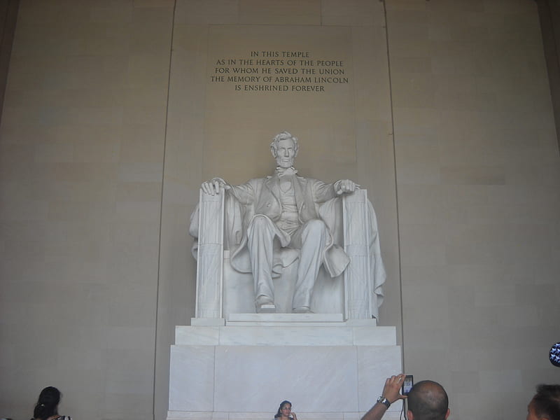 Lincoln Memorial, washington dc, president, monument, lincoln, HD wallpaper