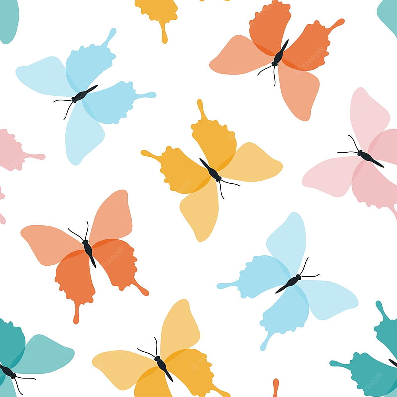 Cute Blue Butterfly . Vectors, Stock & PSD, Small Butterflies, HD phone wallpaper