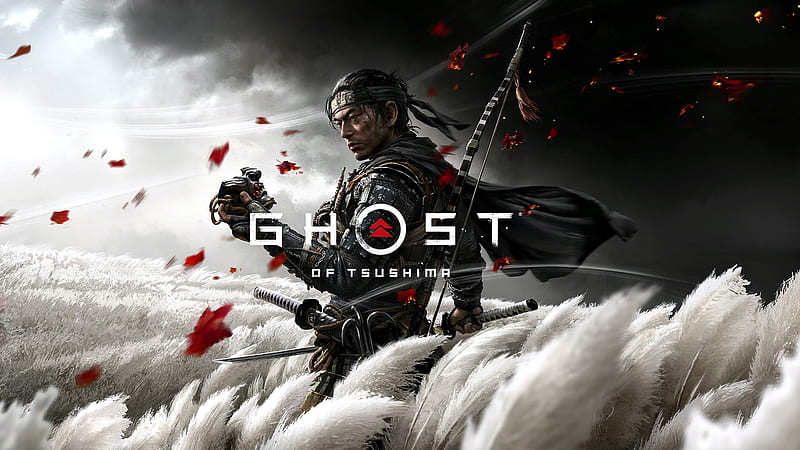 Ghost of Tsushima, Samurai, GAME, Video Game, 1920x1080, Sucker Punch Productions, PlayStation 4, PS4, HD wallpaper
