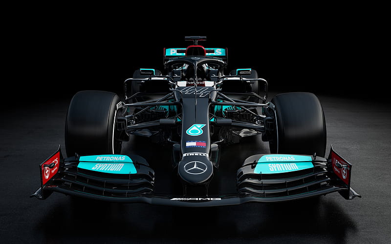 Mercedes-AMG F1 W12, 2021 front view, exterior, new W12, F1 2021 race cars, Formula 1, Mercedes-AMG Petronas, F1 W12 E Performance, HD wallpaper