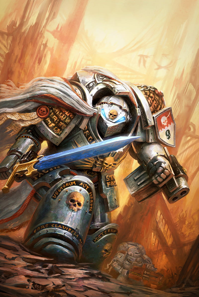 Grey Knights, 40k, imperium of man, space marine, warhammer, HD phone wallpaper