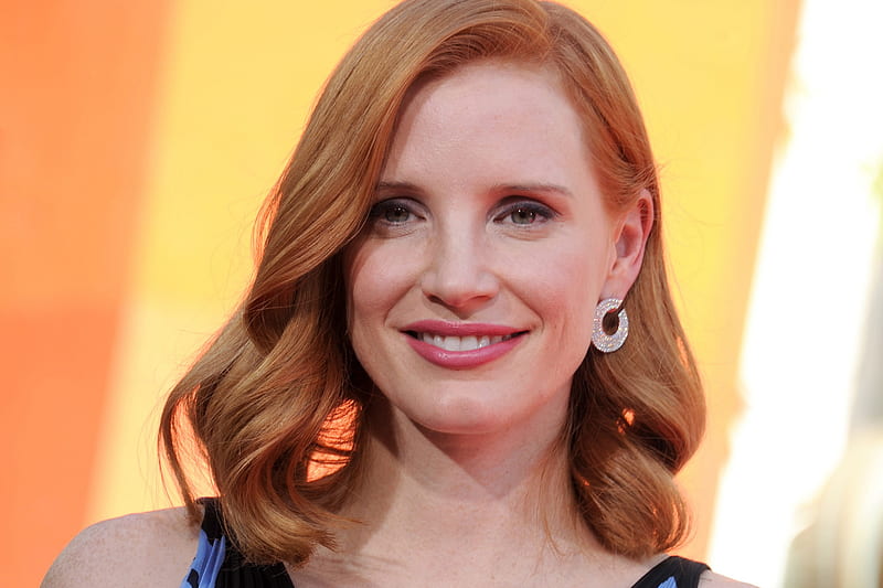 Actresses, Jessica Chastain, Actress, American, Face, Redhead, Smile, HD wallpaper