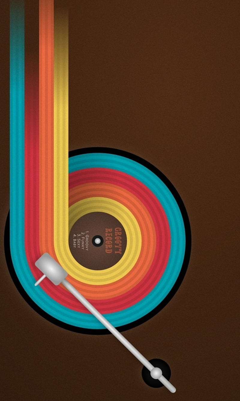 Download Vinyl Record On A Black Background Wallpaper  Wallpaperscom