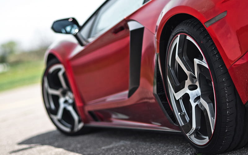 Lamborghini Car Wheels, lamborghini, carros, wheels, HD wallpaper