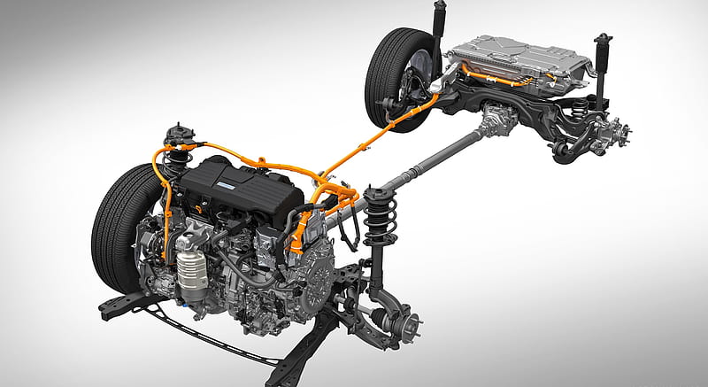2020 Honda CR-V Hybrid - Powertrain Layout , car, HD wallpaper
