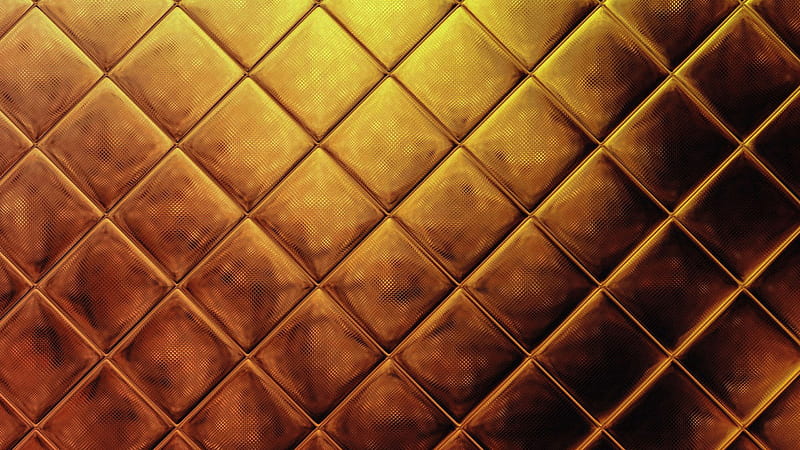 Square Golden Boxes Gold, HD wallpaper