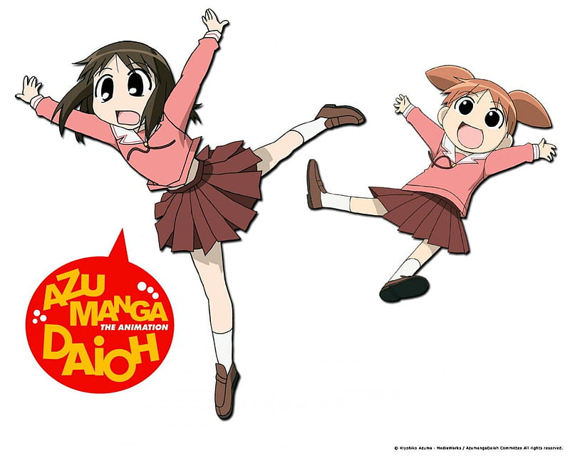 osaka-and-chiyo-chan, girls, anime, HD wallpaper