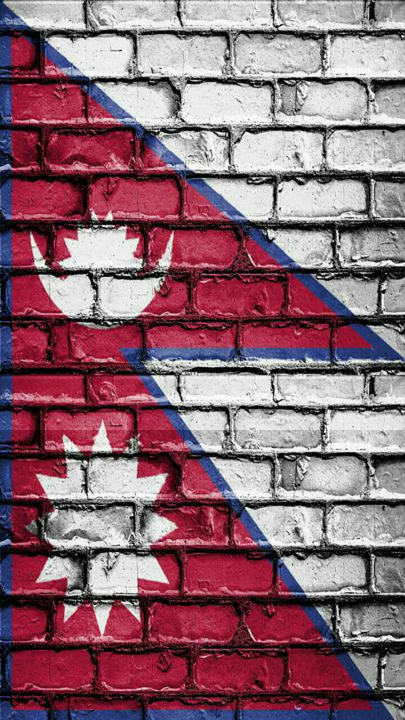 Nepali flag1, flag, flag nepal, HD phone wallpaper