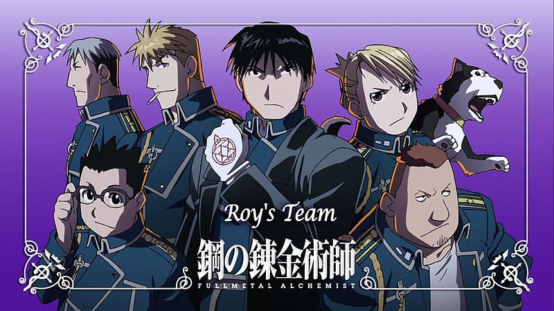 Anime, Fullmetal Alchemist, Roy Mustang, Riza Hawkeye, Jean Havoc, Vato Falman, Heymans Breda, Kain Fuery, HD wallpaper