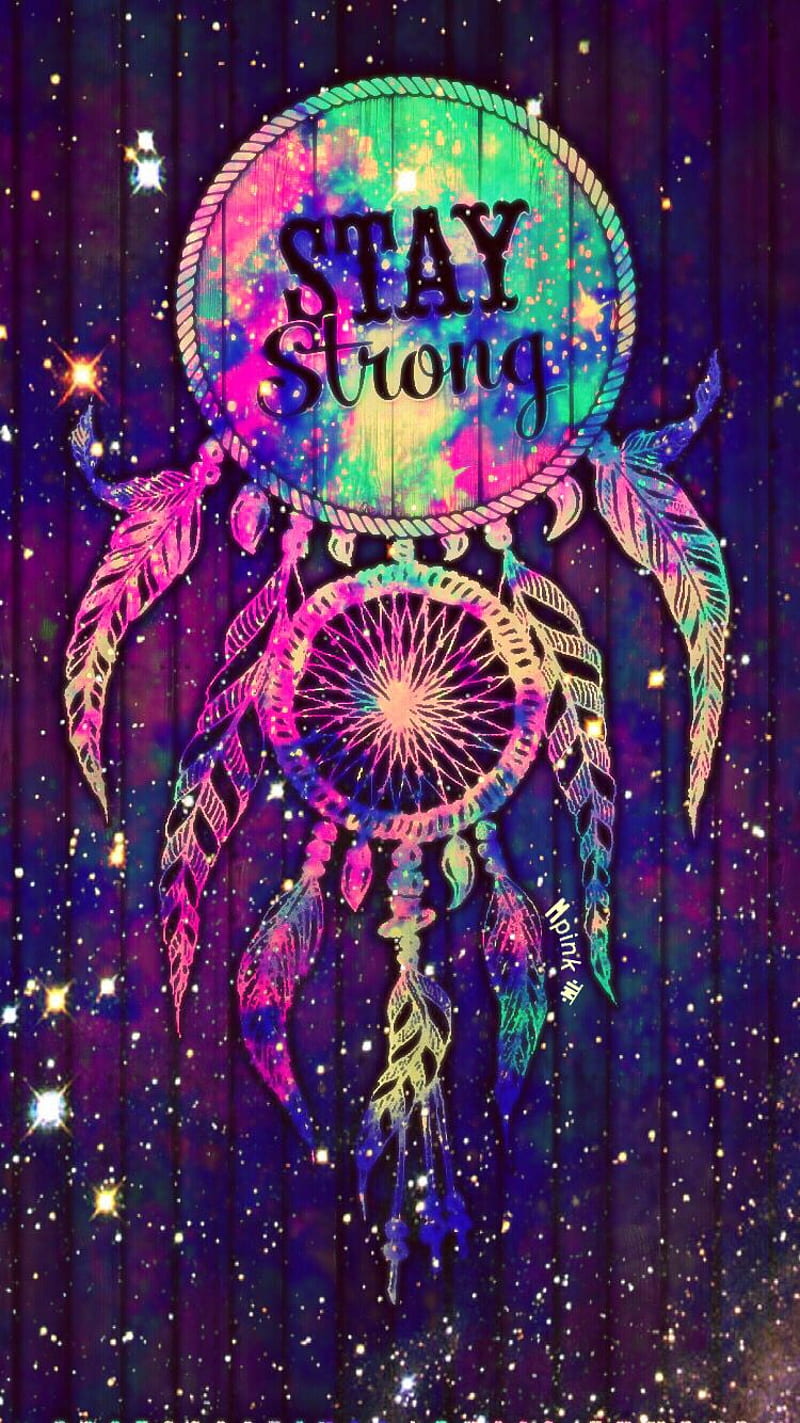 Encouraging, colorful, dream catcher, stars, HD phone wallpaper