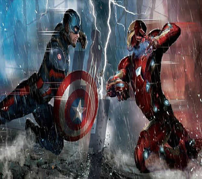 Marvel Civil War, ant man, capitain america, civil war, iron ma, HD wallpaper