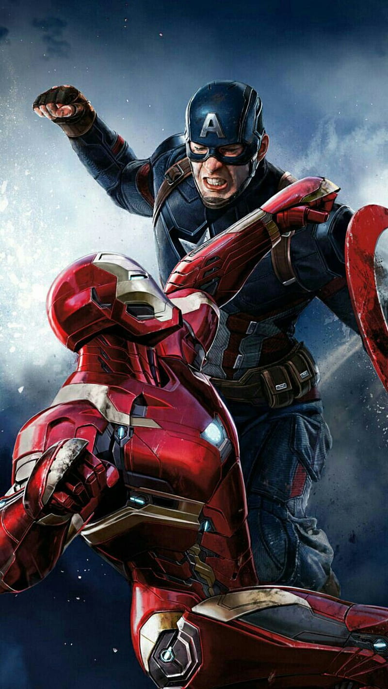 Civil war, avengers, captain america, iron man, HD phone wallpaper | Peakpx