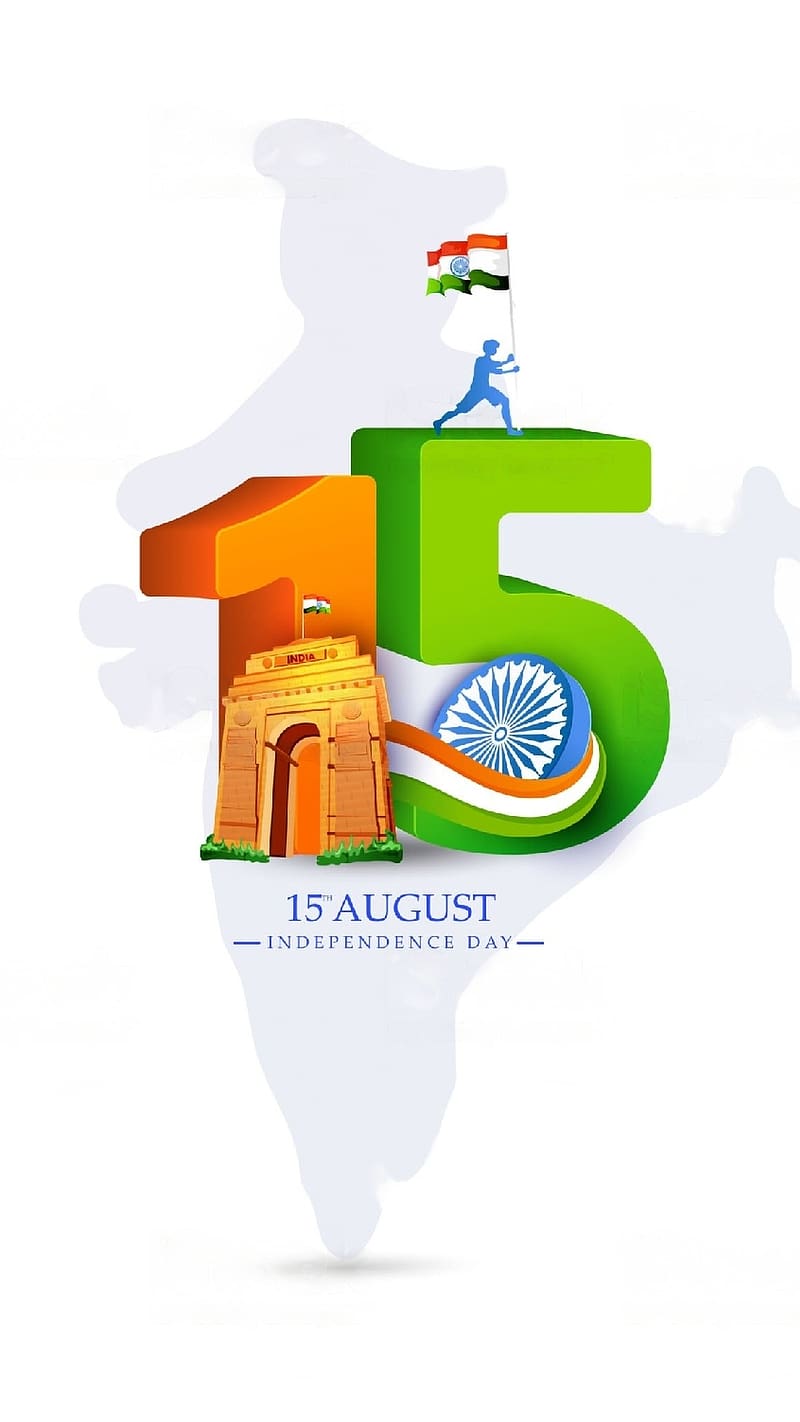 Independence Day Ka, 15 august, independence day, HD phone wallpaper