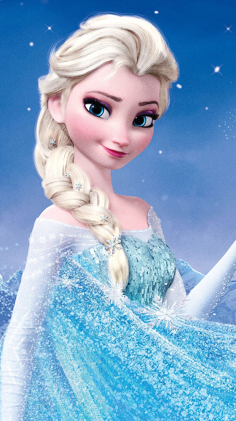 Elsa - Frozen, princess, cartoon, animation, disney, HD phone wallpaper |  Peakpx