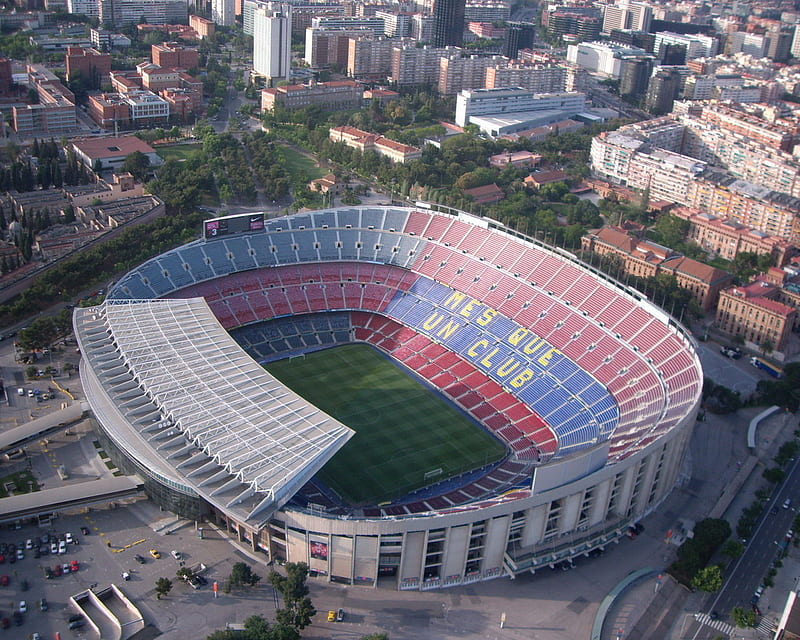 Camp Nou, barcelona, catalunya, spain, HD wallpaper