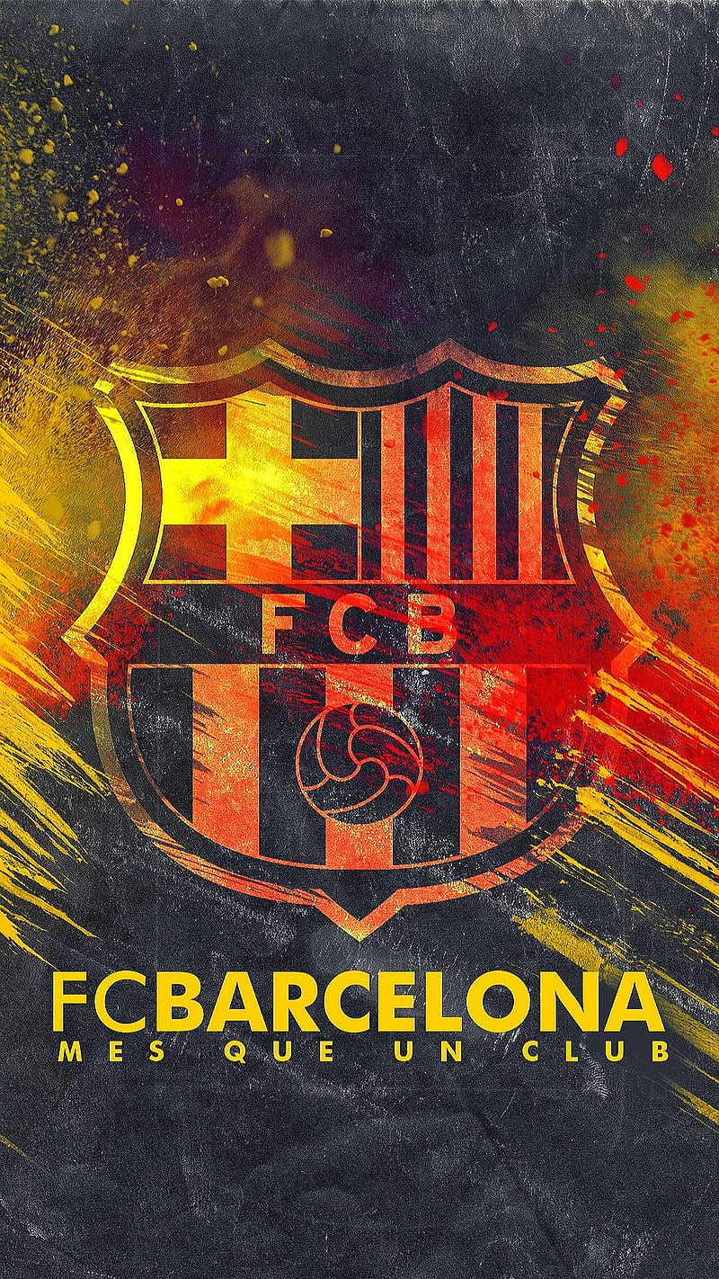 Barcelona logo, badge, club, fc, football, team, HD phone wallpaper