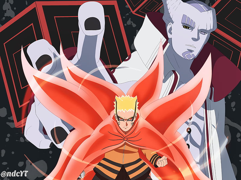 Naruto modo barion vs Isshiki Ōtsutsuki, Naruto mangá colorido, Desenhos  de esqueleto, Anime