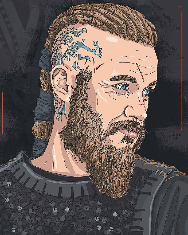 Ragnar Lothbrok, ragnarlothbrok, travisfimmel, vikings, HD phone wallpaper