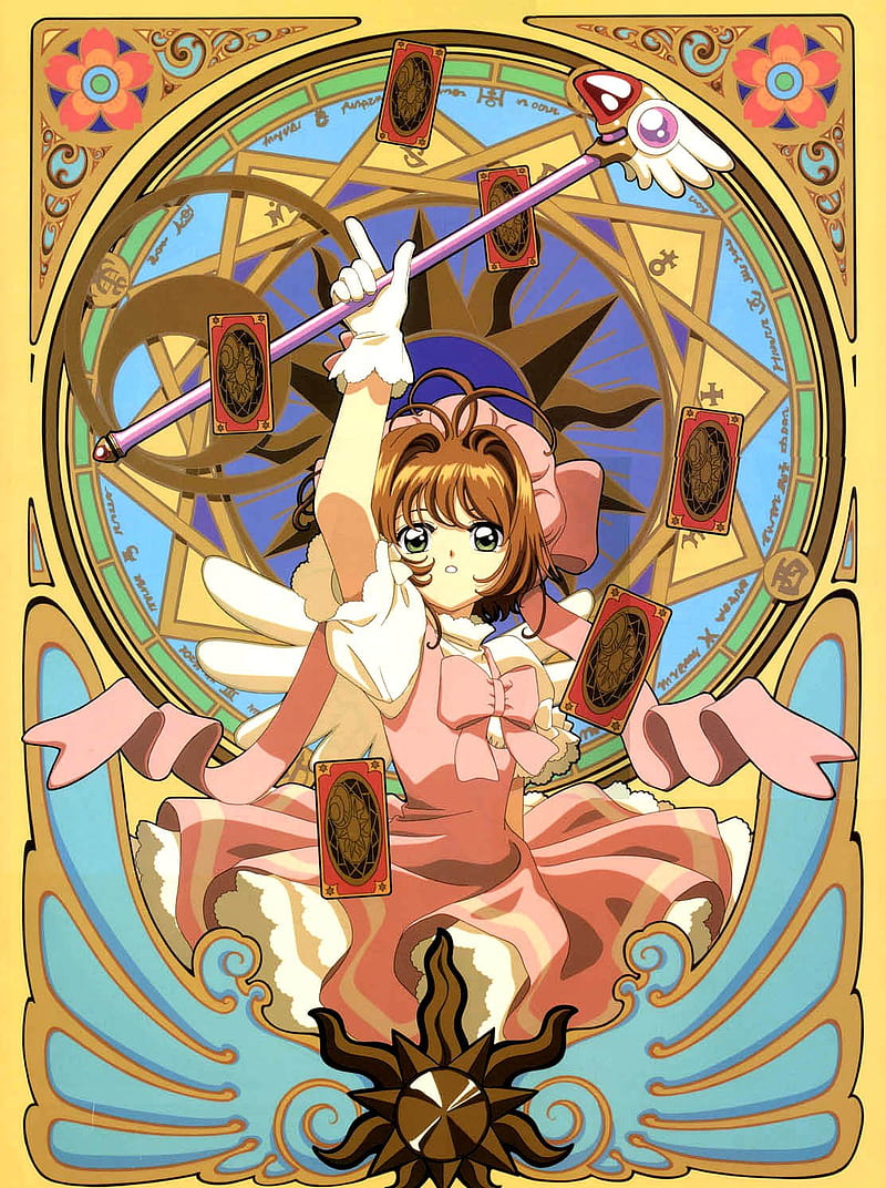 Sakura card captor, anime, magia, shojo, HD phone wallpaper