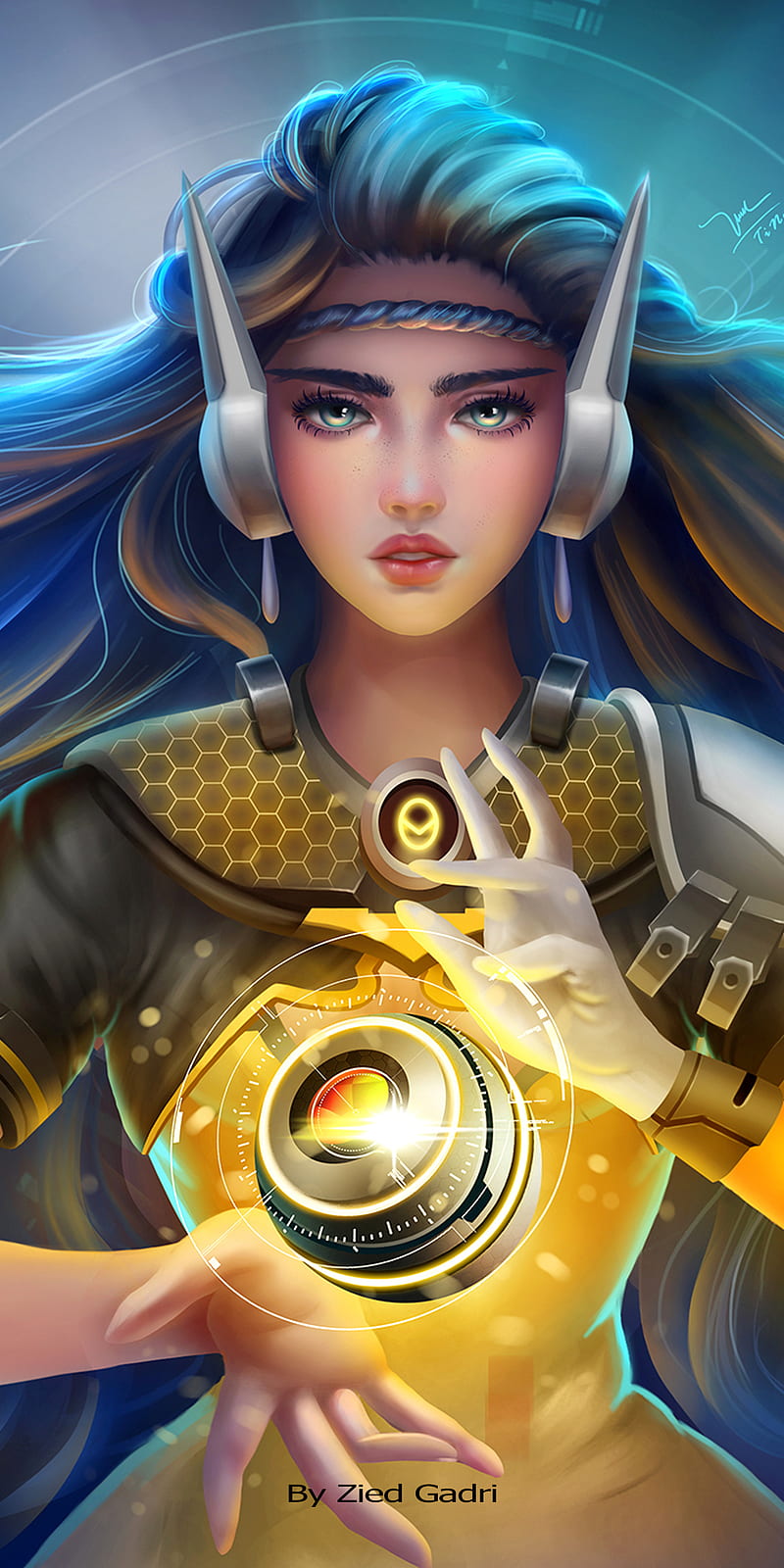 Overwatch, game, hero, heroine, power, super power, HD phone wallpaper