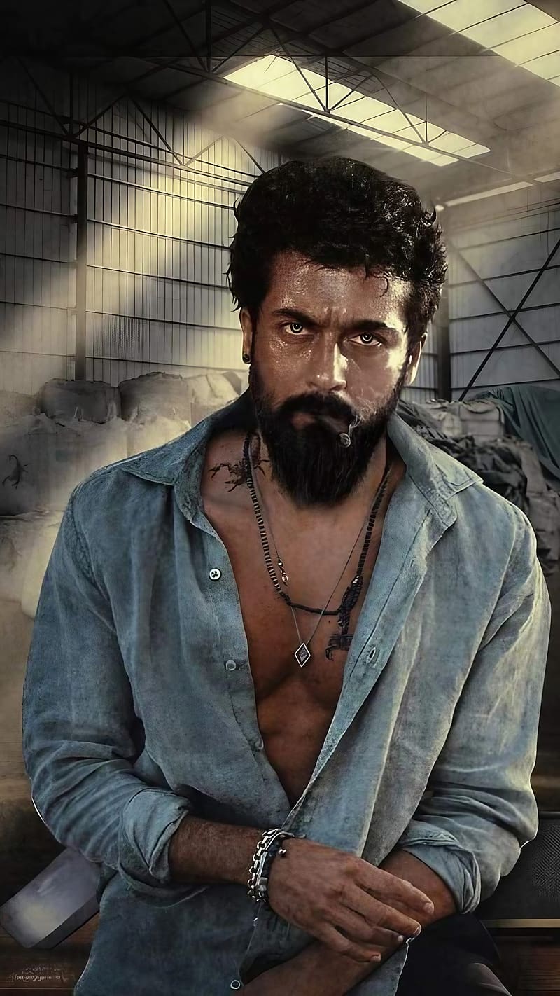 Rolex Vikram, Intense Look, actor, surya, south indian, HD phone wallpaper