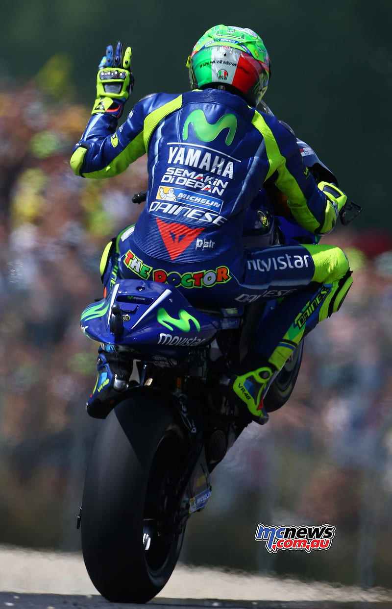 Rossi Italia, motorcycle, stunt, vr46, HD phone wallpaper | Peakpx