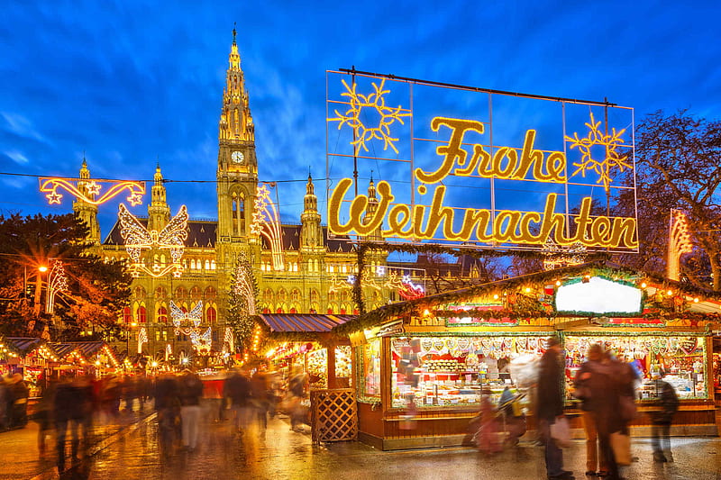 Robert Orford - # of the Day: Website: #Rathausplatz Christmas Market, Vienna, Austria / Twitter, HD wallpaper