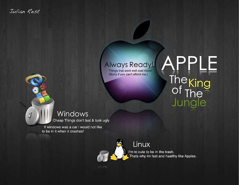 windows suck, windows, apple, linux, mac, HD wallpaper