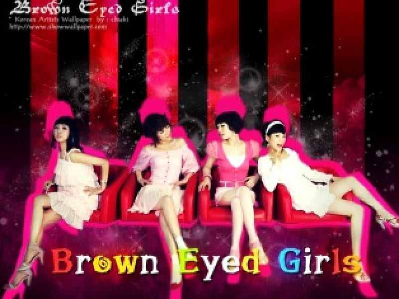 Brown Eyed Girls, korean, asia, band, people, HD wallpaper