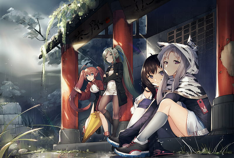 Bored Anime Girls , anime-girl, anime, artist, artwork, digital-art, HD wallpaper