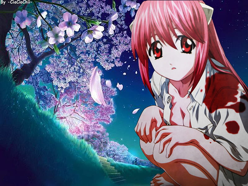 Elfen Lied: Lucy of Akatsuki / Lucy of illustrations [pixiv