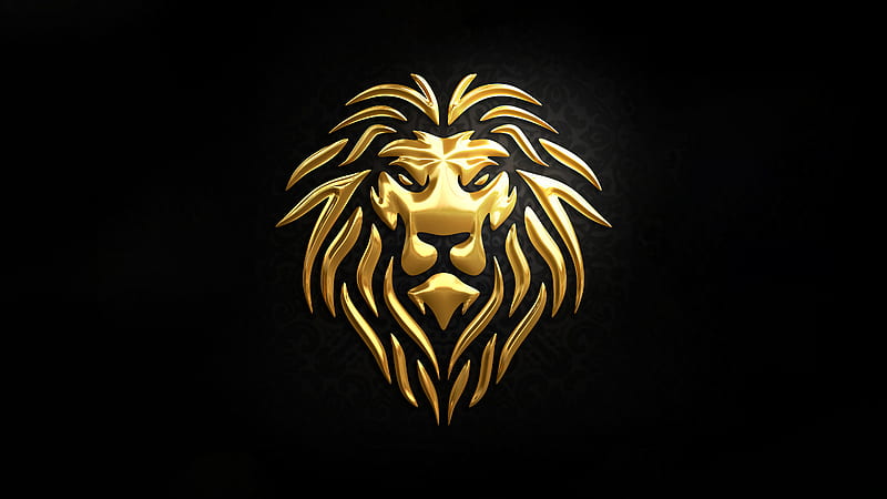 Gold Lion, lion, artist, artwork, digital-art, artstation, HD wallpaper ...