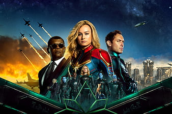 Captain Marvel Movie Poster, captain-marvel-movie, captain-marvel, 2019-movies, movies, brie-larson, HD wallpaper