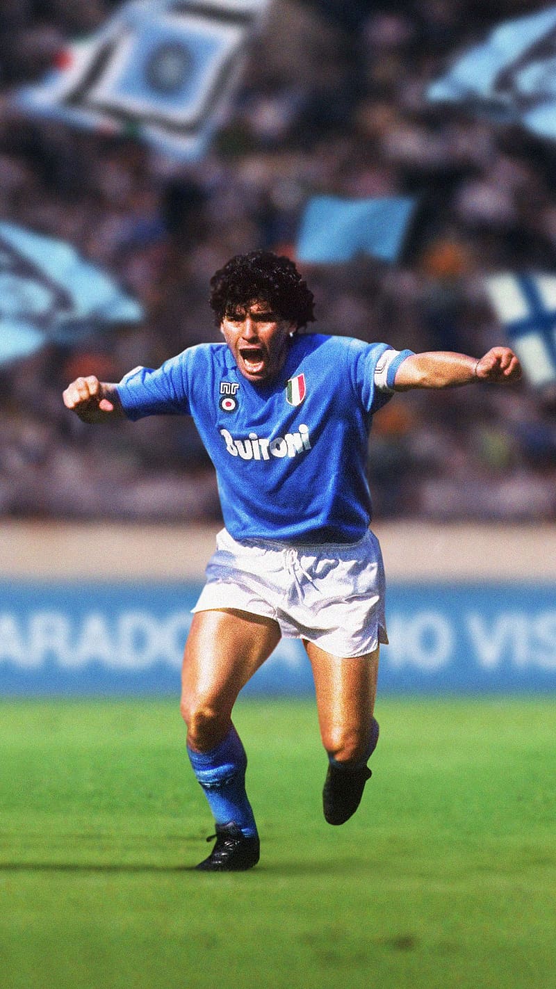 Sports, Soccer, Diego Armando Maradona, Argentinian, S S C Napoli, HD phone wallpaper