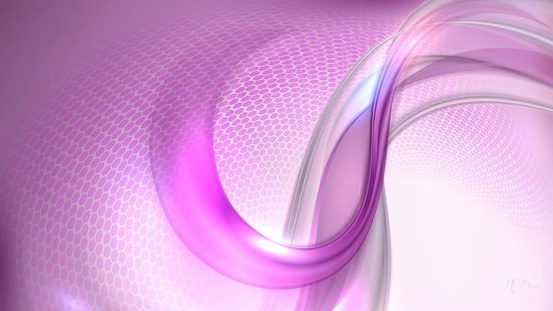 Lavender Pink Wave Swirl Abstract, HD wallpaper