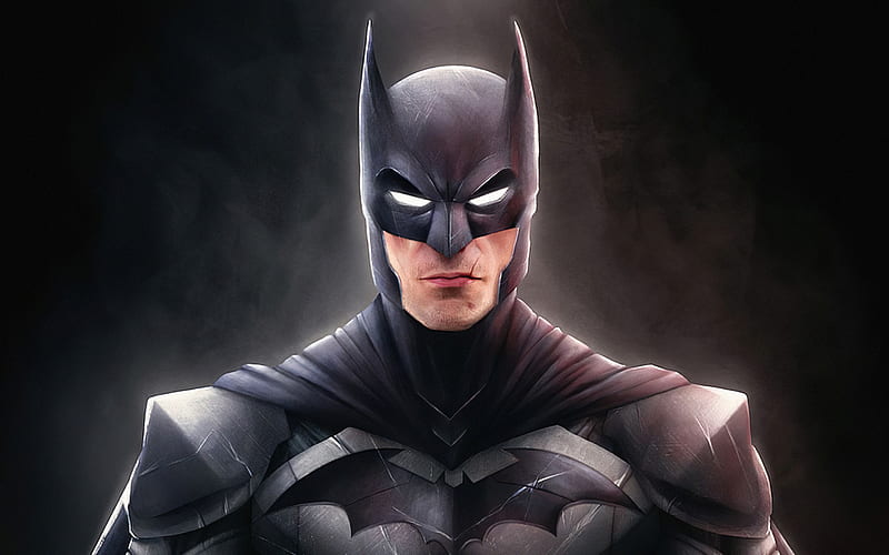 Batman, 3D art, superheroes, darkness, black backgrounds, Bat-man, DC Comics,  HD wallpaper | Peakpx