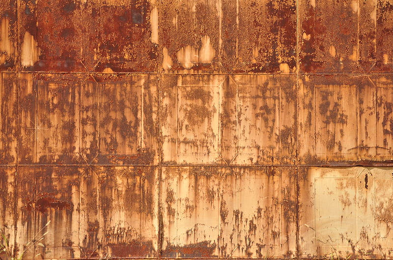 rust, surface, iron, texture, stains, HD wallpaper